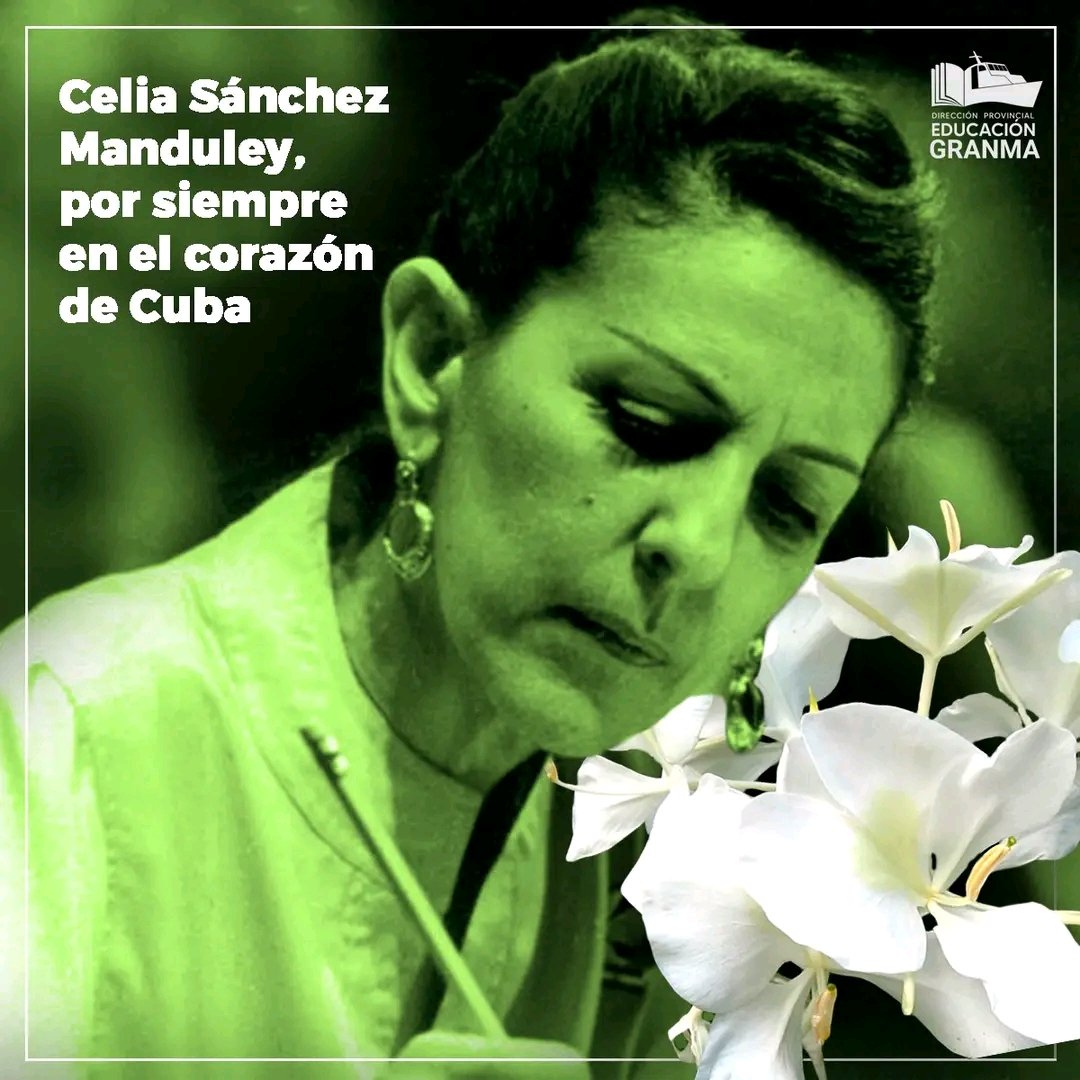 Con la victoria del primero de enero de 1959, Celia se convierte en heroína de la paz y, siempre al lado de Fidel, desarrolló un trabajo callado y crucial, sin escatimar energías hasta su último aliento. #CeliaVive #ProvinciaGranma #Cuba @DiazCanelB @DrRobertoMOjeda