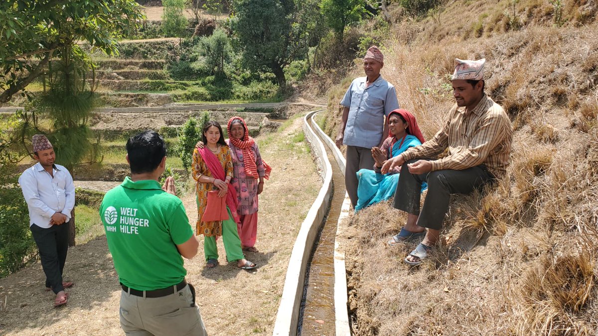 #irrigation scheme for #sustainable #water use 💦🌱 Engaging with participants to assess activity implementation, efficiency, community involvement, gender mainstreaming, and crop production impact in Rolpa. 👫 @BMZ_Bund @Welthungerhilfe