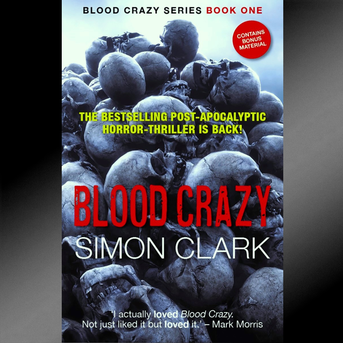 Blood Crazy 1 and 2 available now. “Blood Crazy by Simon Clark remains, in my opinion, one of the best horror novels of the 2000s.” Brian Keene