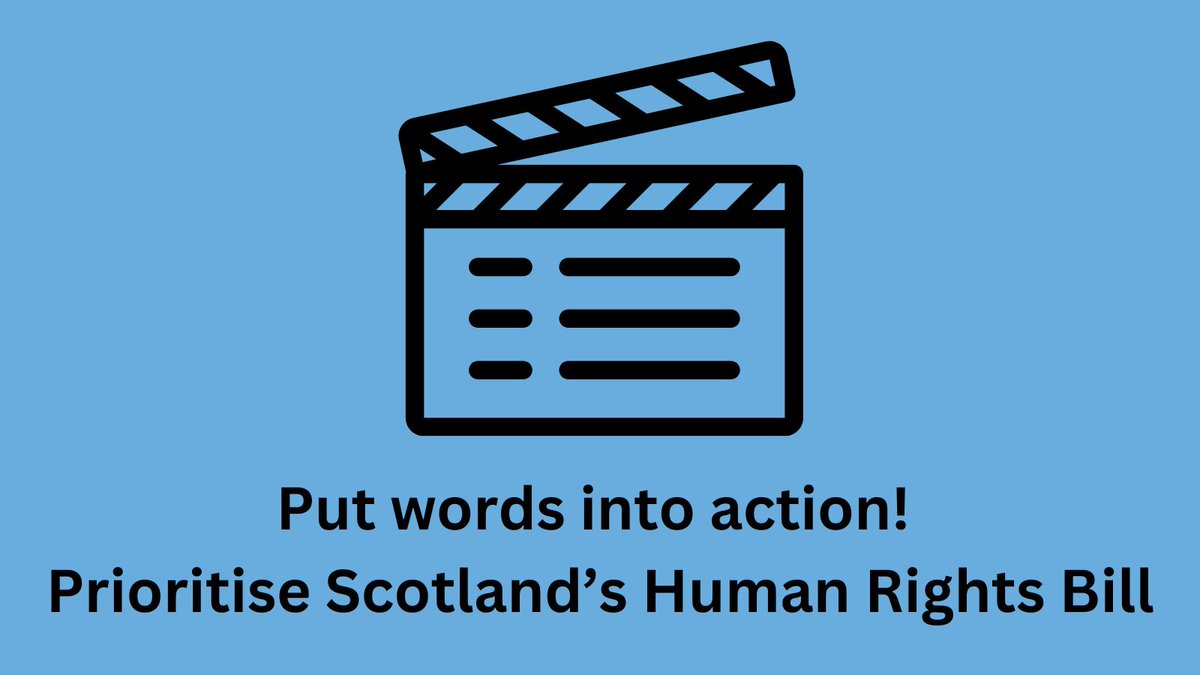 We want to see a Scotland where our fundamental human rights are a reality for all.

That's why we are calling on @JohnSwinney to make delivering the Human Rights Bill one of his first priorities as First Minister. #AllOurRights
buff.ly/3WAiivE