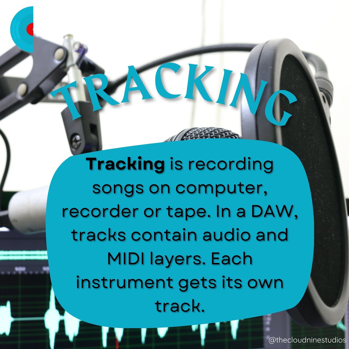 Tracking explained. 

#tracking #musicmakingterm #cloudninestudios #recordingstudio