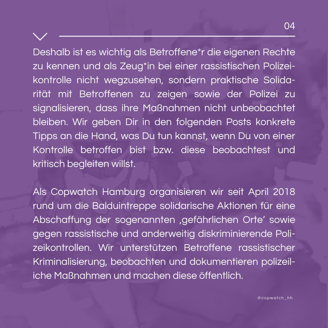 📖 Unser Flyer mit Informationen für Betroffene & Zeug*innen rassistischer #Polizeigewalt ist bisher in den folgenden Sprachen verfügbar: Deutsch, Englisch, Französisch, Mandinka, Spanisch & Türkisch. Meldet euch gern bei uns, wenn ihr Exemplare haben wollt. #CopwatchHH 1/7 ⤵️