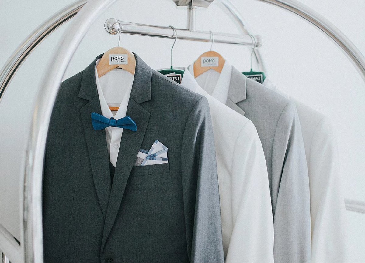 Custom Gray Suits for our Dashing Grooms. Perfectly crafted and fitted so that our grooms will look their best on their special day. ❤️🖤🩶🤍💙 #LoveWins #LoveIsLove #MensSuit #Groom #Groomswear #GroomsSuit #GroomSuit #SameSexMarriage #popogomenswear #popogomanila #popogoweddings