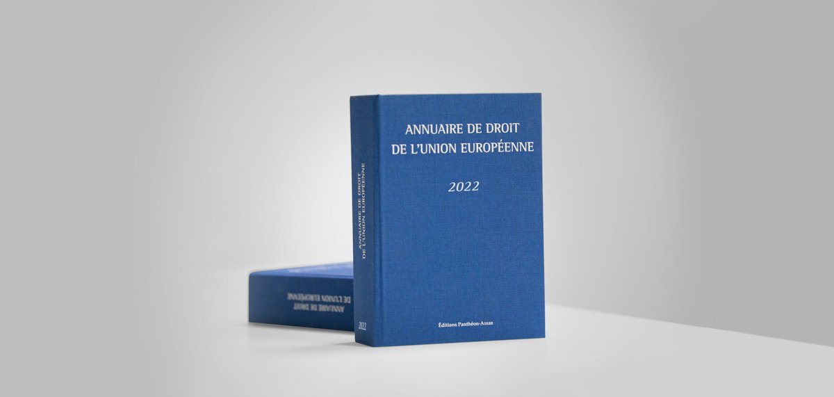 🇪🇺 Journée de l'Europe, connaissez-vous l'« Annuaire de l'Union européenne 2022 », dirigé par Claude Blumann et Fabrice Picod ? La référence incontournable pour les européanistes publiée aux #ÉditionsPanthéonAssas 👉 cairn.info/annuaire-de-dr… #AssasRecherche #UE