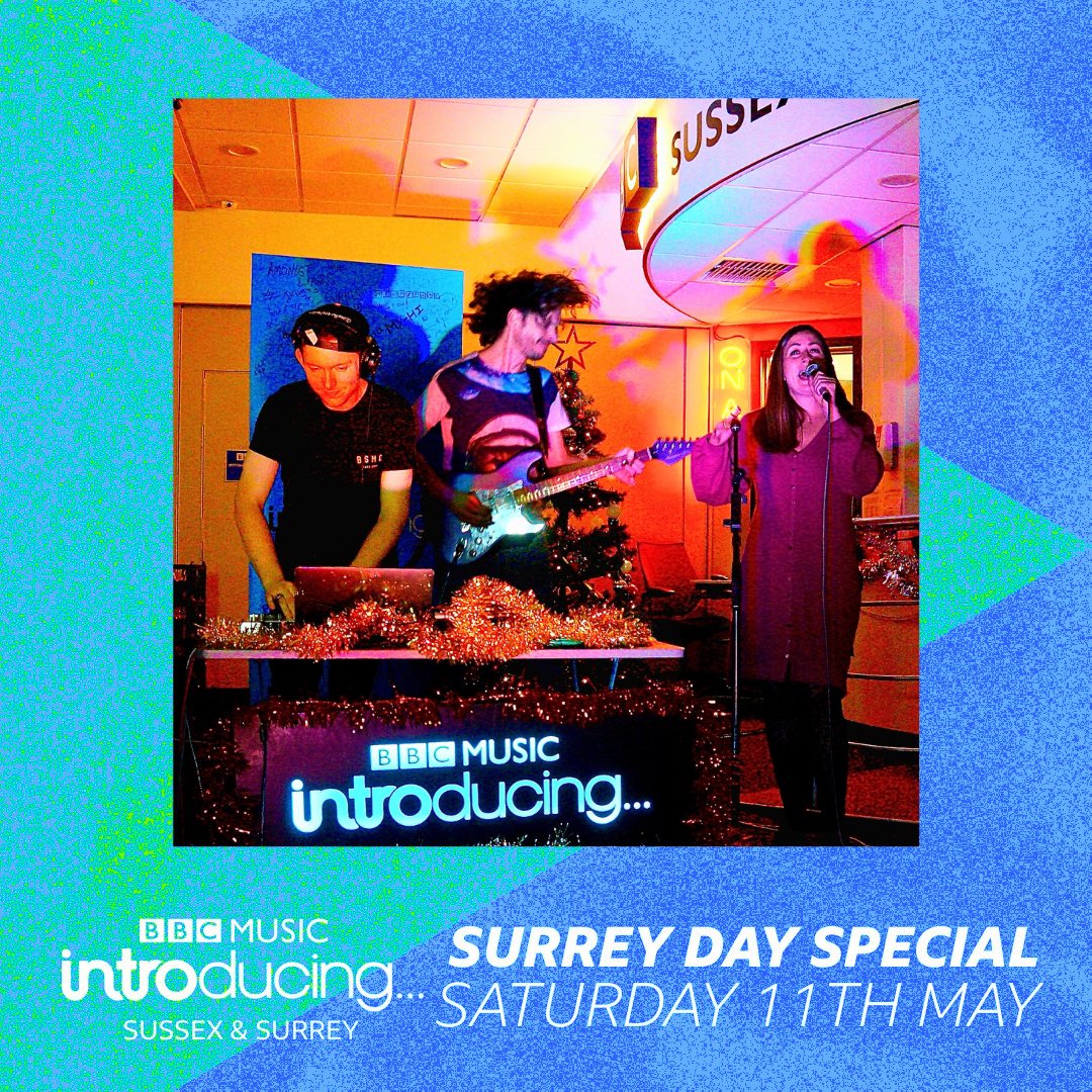 Beat Bakery (@beatbakeryuk) on Twitter photo Thanks @MelitaRadio for featuring our song “Boxes” in the Surrey Day Special on <a href="/BBCSussex/">BBC Sussex</a> <a href="/BBCSurrey/">BBC Surrey</a> 📻
We are thrilled to represent emerging talent from the Surrey county for <a href="/bbcintroducing/">BBC Music Introducing</a> <a href="/BBCIntroSouth/">BBC Music Introducing The South</a> 🎸
🚨 Saturday 11 May 🚨 8 - 10 PM
Listen globally ➡️ @bbcsounds App Thanks @MelitaRadio for featuring our song “Boxes” in the Surrey Day Special on <a href="/BBCSussex/">BBC Sussex</a> <a href="/BBCSurrey/">BBC Surrey</a> 📻
We are thrilled to represent emerging talent from the Surrey county for <a href="/bbcintroducing/">BBC Music Introducing</a> <a href="/BBCIntroSouth/">BBC Music Introducing The South</a> 🎸
🚨 Saturday 11 May 🚨 8 - 10 PM
Listen globally ➡️ @bbcsounds App