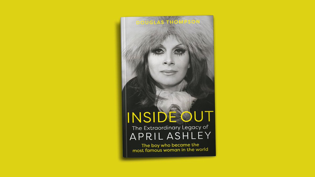 Happy publication day Douglas Thompson! Inside Out: The Extraordinary Legacy of April Ashley is 'wickedly entertaining' according to Lynn Barber, Daily Telegraph. Order Inside Out bit.ly/3JoJyWO @DOUGIETHOMPSON @lynnbaba @Telegraph @theFoxFisher @geminibooksgp