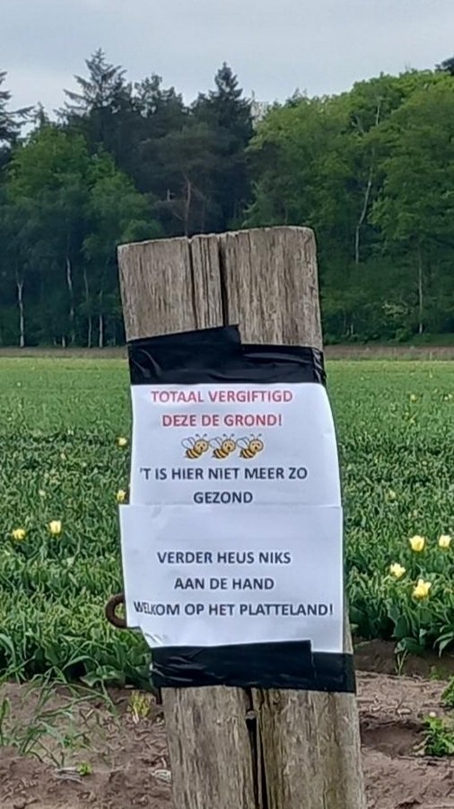 Het loopt echt de spuigaten uit  met de giftige lelieteelt en andere bloembollenvelden 🧅🪻🌷 en met de oranjegespoten #glyfosaat velden ☠🥀 in Nederland.

Maar je kunt glyfosaatvelden nu ook melden op @waarneming via de link waarneming.nl/go/glyphosate-…?

Dus melden maar die troep⚠️