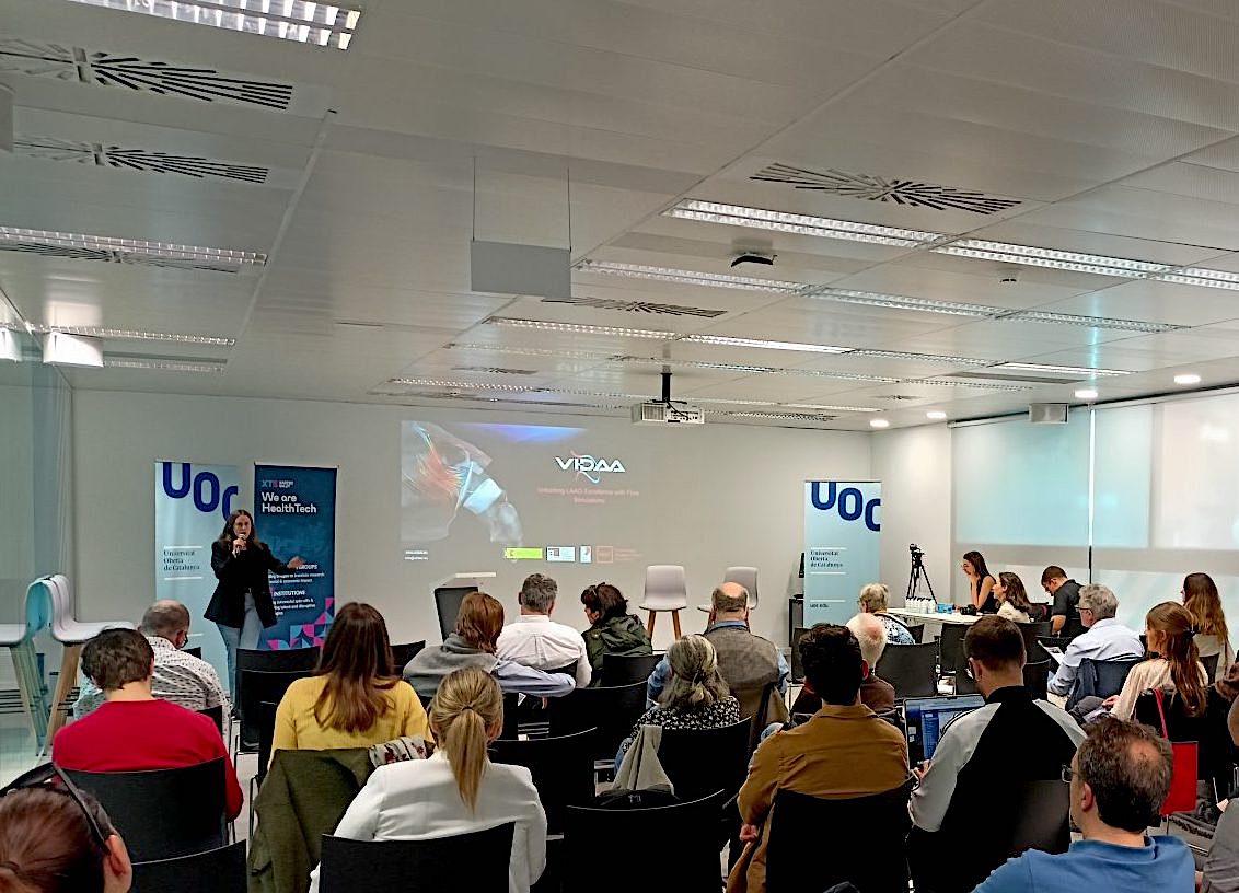 Big thanks to @XartecSalut for having us as speakers at the Share&Connect event this Tuesday, showcasing VIDAA. It was very enriching to exchange knowledge in digital health! 🙌 #digitalhealth #virtualtwin