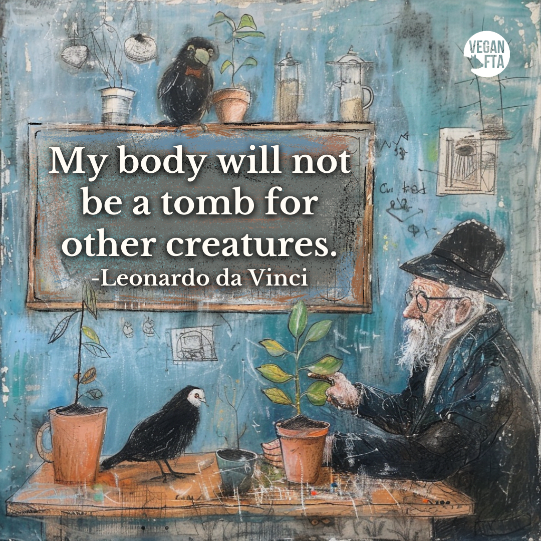 Is your body a tomb? 🪦

👉 For free help going vegan: bit.ly/VeganFTA22

🎨 VeganFTA

#veganism #illustration #leonardodavinci #animals #vegan