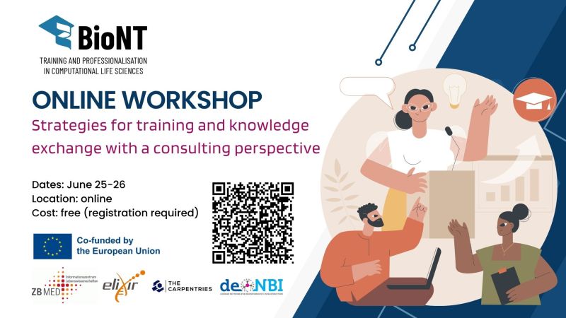 🙌 Join @biont_training's workshop 'Strategies for training and knowledge exchange with a consulting perspective' to explore the theory of #learning and practical teaching techniques! 🗓️ June 25-26, 2024 | 9:00 - 16:00 ⏳ Register now: loom.ly/dCXkerQ @denbiOffice