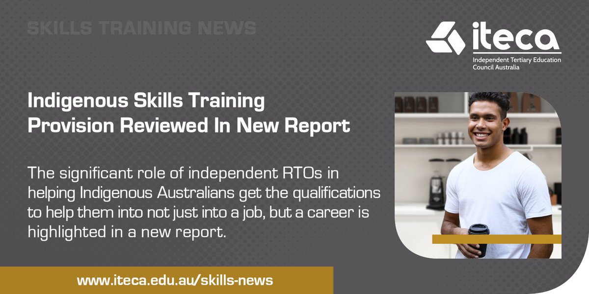 Indigenous Skills — Review the official data that shows how independent RTOs deliver the quality #VocationalTraining that helps #IndigenousAustralians not just into a job, but also a career. Read at: iteca.edu.au/news/skills/20…