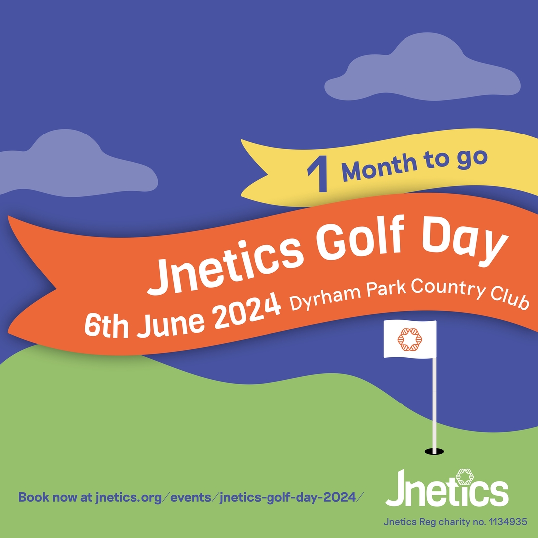 There’s still time to book your team for our annual golf day - just one month away! We look forward to seeing all our participants on the green. To book your place, go to jnetics.org/events/jnetics… . . . #jneticsgolfday #challenge #golfday #fundraising #jewishgenes #jewishcommunity