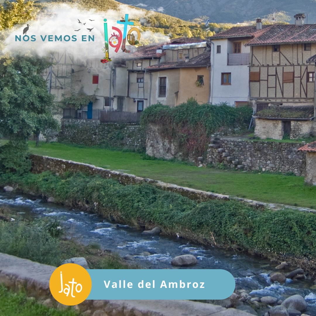 Visita el stand de #ValleDelAmbroz en #jato2024 🌟 y explora la belleza y los encantos de esta hermosa comarca rural. ¡No te lo pierdas! 🌳🔍 Descarga aquí nuestra guía: acortar.link/x0QIsP Descarga aquí nuestro mapa: acortar.link/kzUnml 📆 Del 17 al 19 de mayo de 2024