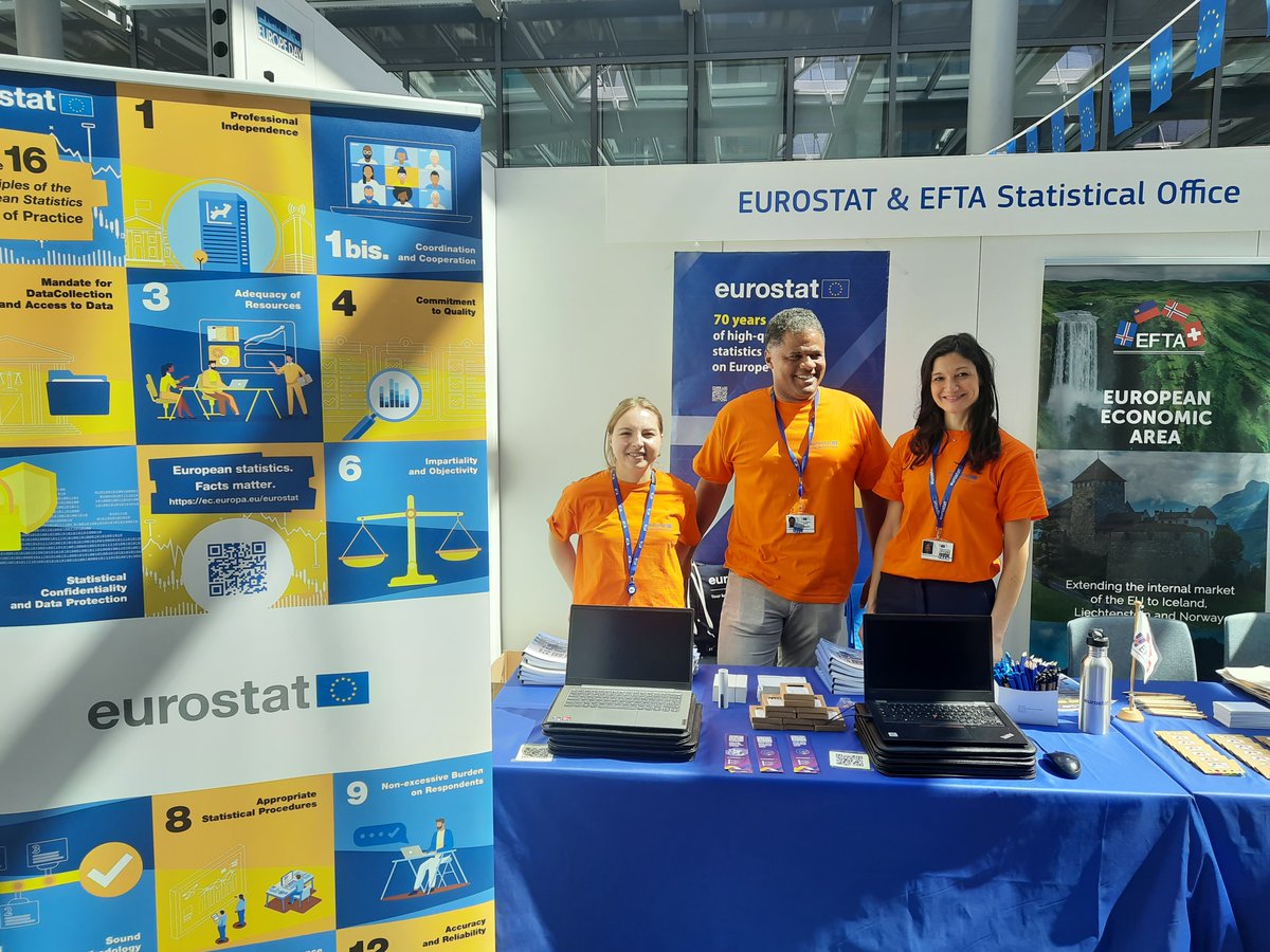 Celebrate #EuropeDay with Eurostat❗🇪🇺 🗓️ Today, 9 May, 12:00 - 18:00 📍 European Parliament Luxembourg-Kirchberg 📊 Visit the Eurostat stand at the event. For more info ➡️ europa.eu/!gPcp3G #EuropeDayLux
