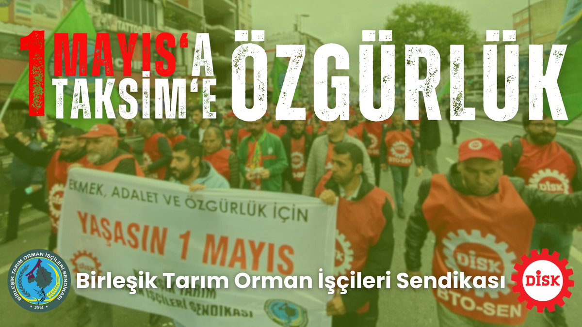 3 Mayıs'ta başlayan hukuksuz ev baskınlarıyla gözaltına alınan 49 kişi,anayasal haklarını kullanarak taksime çıkmak istedikleri için için tutuklandı.1 Mayıs alanı Taksim Meydanı'dır!Taksim iradesini yükseltmek suç değildir, tutuklular derhal serbest bırakılsın! #TaksimiÖzgürBırak