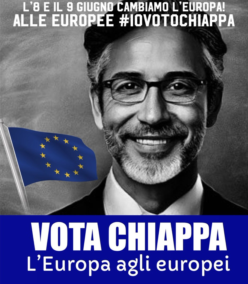 L’8 e 9 giugno la parola d’ordine è una sola: vincere!

E vinceremo! 🇪🇺

#IoVotoChiappa