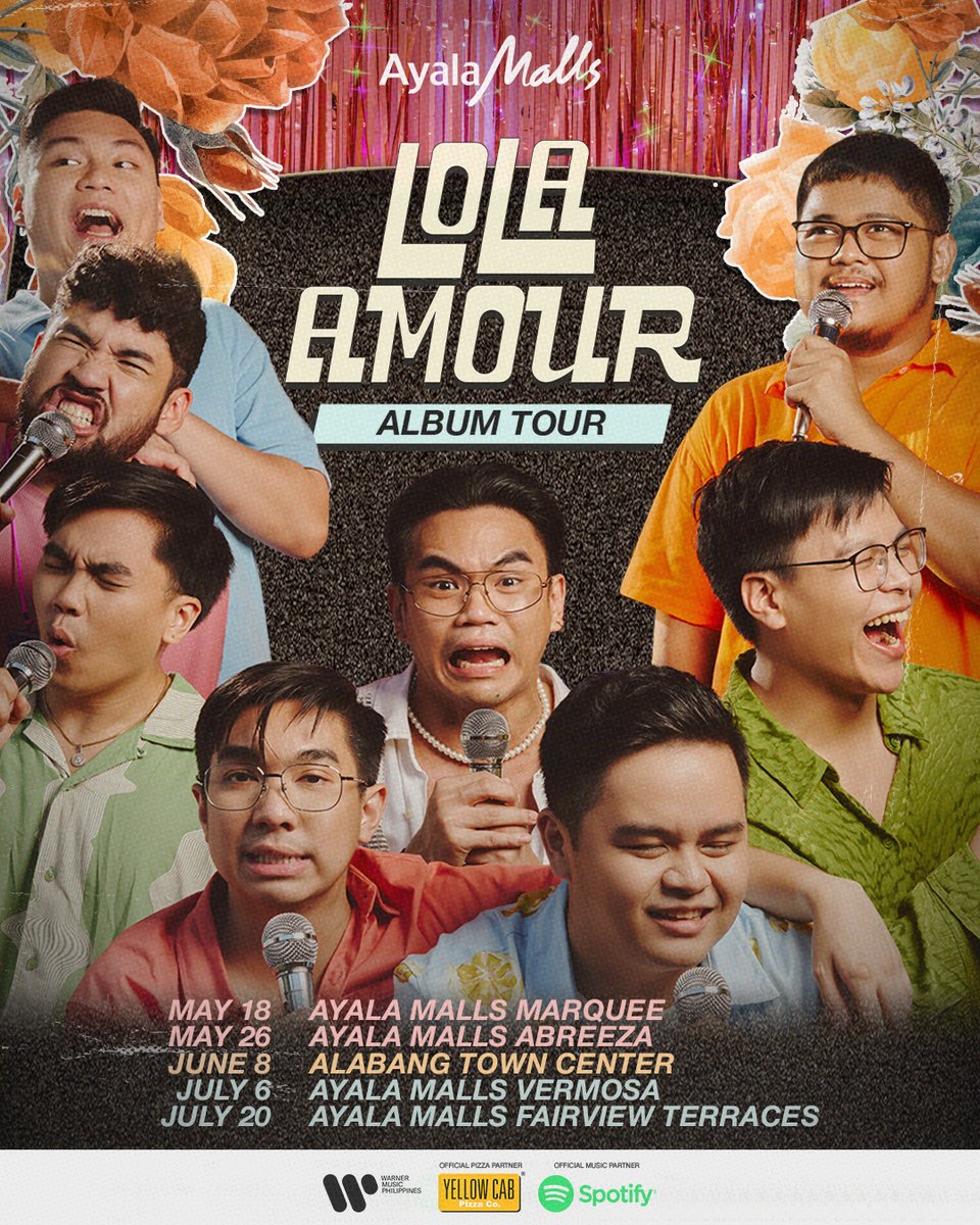 Intense summer heat got you wishing for Rain in Manila? Cool down in Ayala Malls and catch the @lolaamourmusic Album Tour, happening on the dates below: Watch this space for more details soon! @warnermusicph #AyalaMalls #LolaAmour