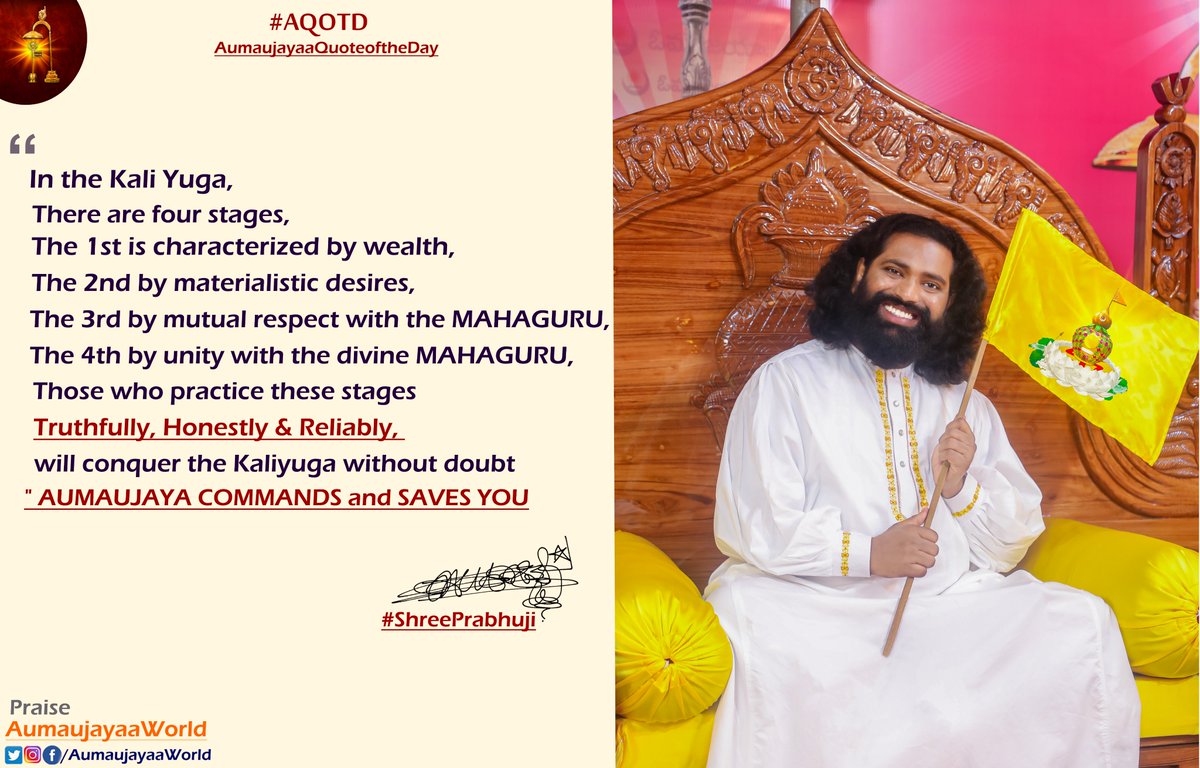 aumaujayaaworld's tweet photo. Aumaujayaa Quote of the Day          #AQOTD #ShreePrabhuji #namosreeguru #spmaestro #oorjeeshaa #Aumaujayaaworld #AumaujayaQuotes #ShreePrabhuFoundation #Souljourney #Inspirationalquotes #bestquoteoftheday #bhfyp #praiseaumaujayaaworld #DestinyofSoul #MahaaGURU #SoulEnlightenment https://t.co/ncH7e5XR5s