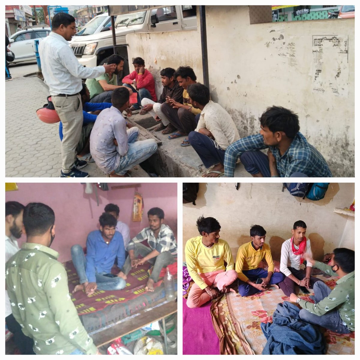 USACS through T.I NGO PASS conducted a group discussion and information regarding HIV/AIDS, STI/RTI, T.B, Spouse Testing & information about various schemes for migrants was communicated to migrants by the Counsellors & Out Reach Workers of T.I Ngo & IEC Materials was distributed