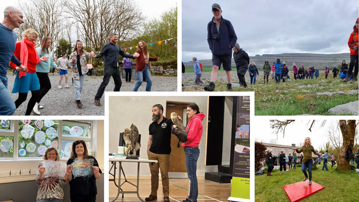 A wonderful start to Burren in Bloom🌸🌿 our huge thanks to the event leaders from last weekend who shared their time, skills & stories with us -@EdwinaGuckian , John Carrig of @TheBarnOwlProj1, Jaqueline Dale Whiteman of @burrencollege, @murlong77 & @phoebeob1
