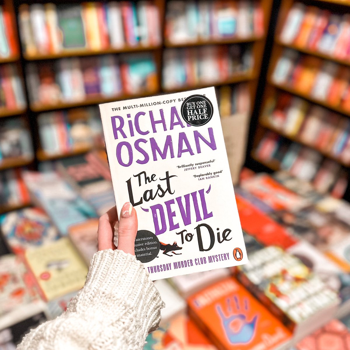 Richard Osman’s The Last Devil to Die is here now in paperback! 🦊

#bookstagram #waterstonesnorthallerton #northallerton #bookshop #lovenorthallerton #waterstones #richardosman #thelastdeviltodie