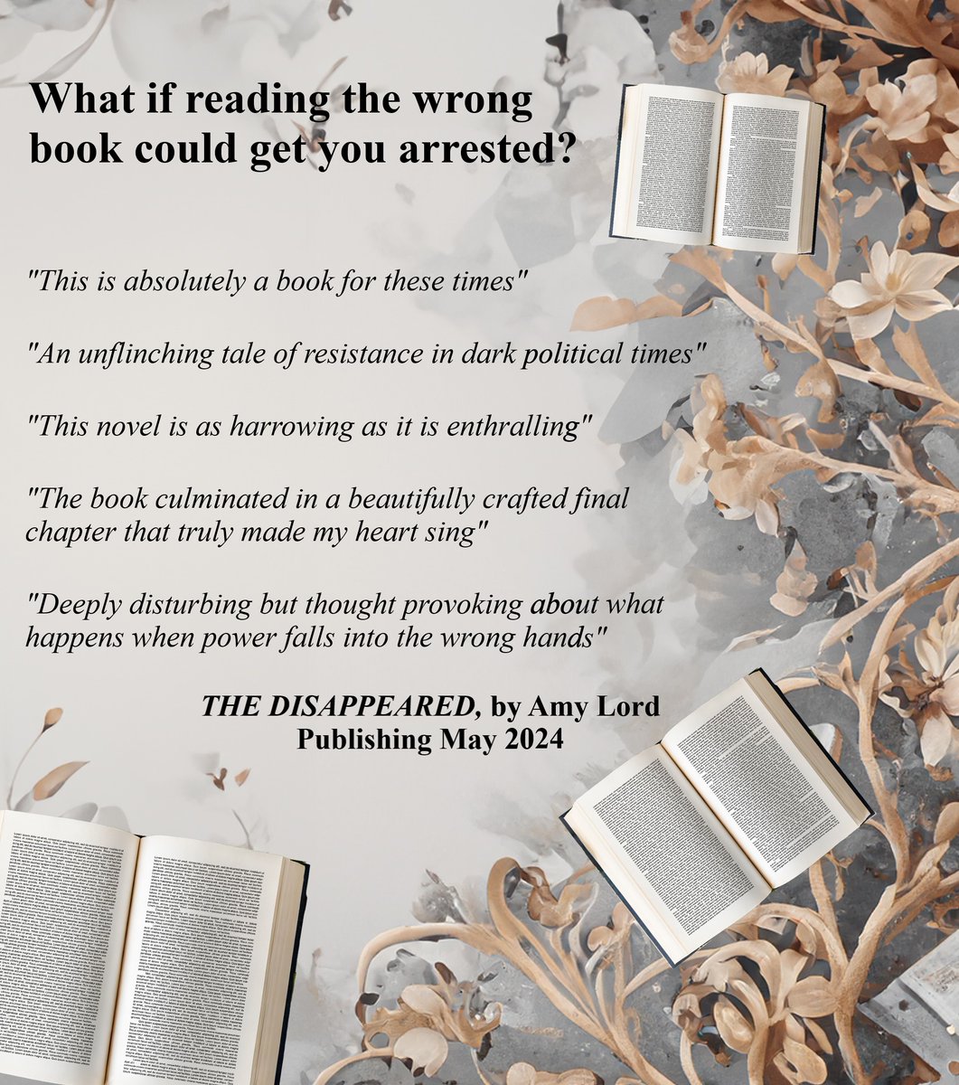 What if reading the wrong book could get you arrested? Winner of a Northern Writers Award, THE DISAPPEARED is set in a broken Britain where books are banned + have the power to become weapons against an authoritarian government, where our MC fights back. srlpublishing.co.uk/product/the-di…