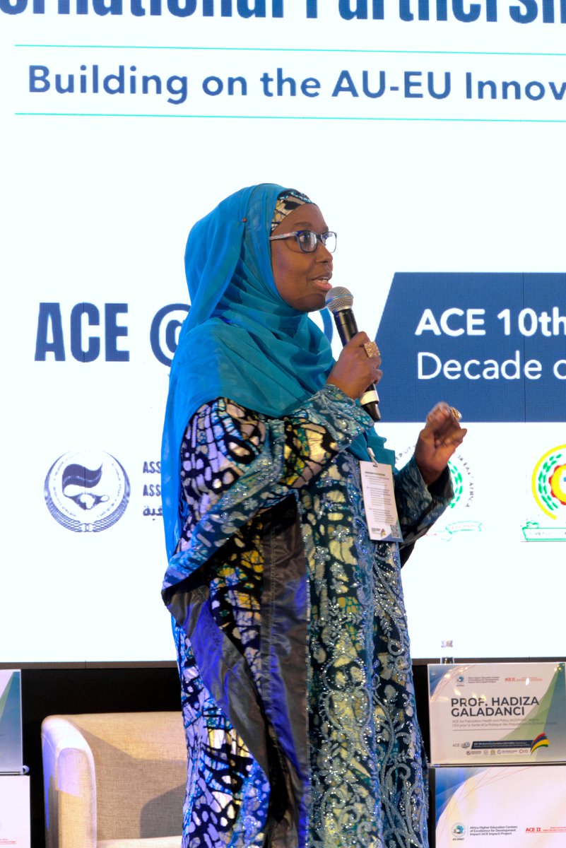 Ms. Muna Meky, @WorldBank Education Practice Manager moderated a panel of scientists in a discussion on research & innovation within the health sector featuring @gordon_awandare, @abebawfekadu, @Prof_Ogwang, @christian_happi, Prof. Hadiza Galadanci & others. #ACEPartnerships
