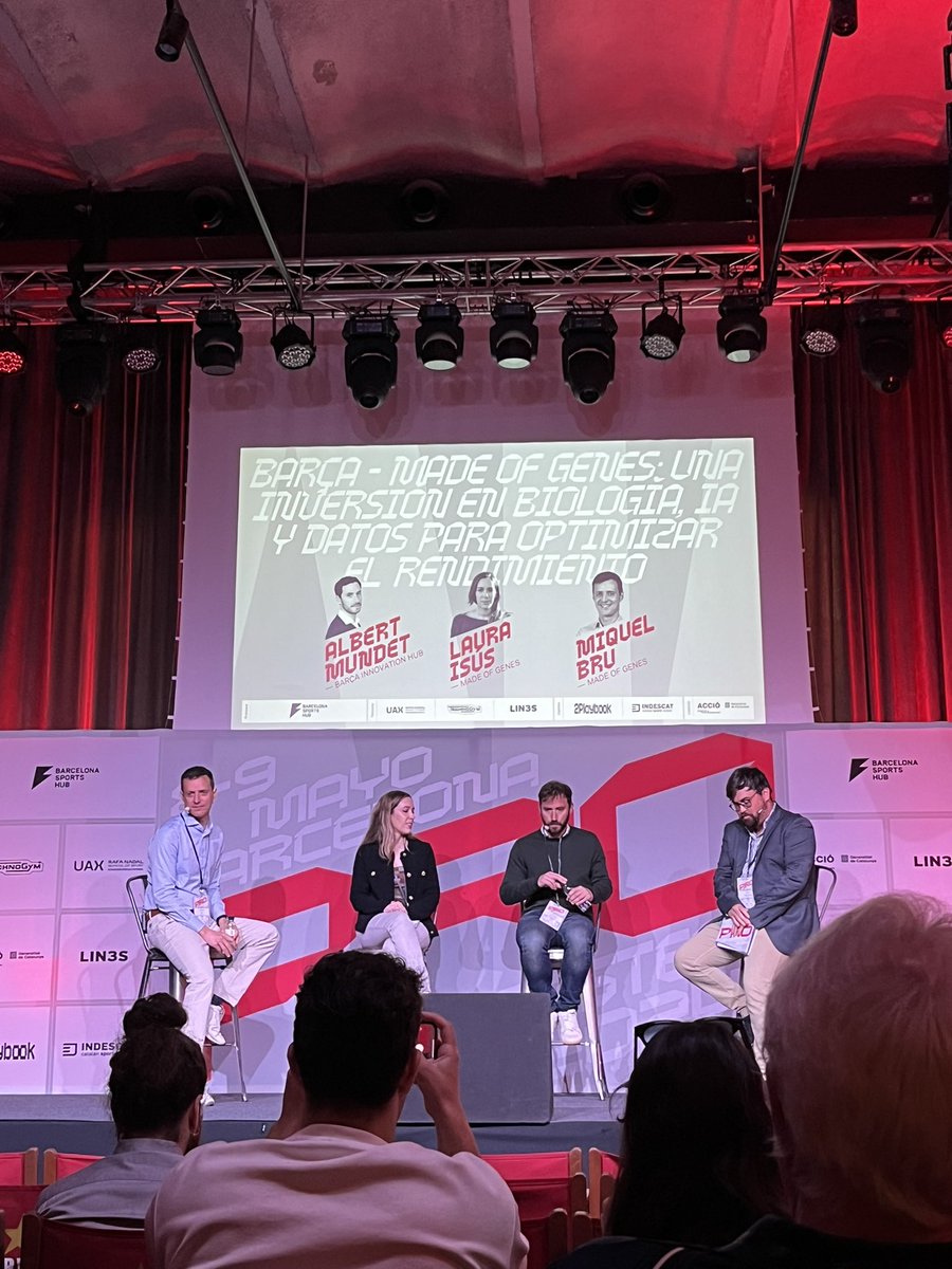 Health_SportLab's tweet photo. Segon dia a #PROSportstech24

@BarcaInnoHub 
@madeofgenes 
@sport2liveorg 
@_emogg 
@Onalabs_InnoHub 
@indescat 
@2Playbook 
@BcnSportHub https://t.co/LF5ZOet0fh