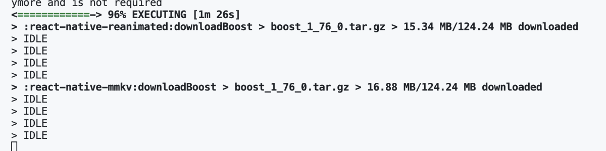 LOL, don't put gradle and accelerate in one sentence anymore