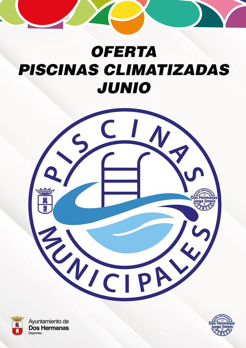 ¡Inscripciones abiertas! 🏊‍♂️ 21/05: natación especial; 22 y 23/05: todos los grupos desde las 9 AM en el C.M. Acuático 'Manolo López Cohen' y Piscina Municipal Cubierta Ramón y Cajal. ℹ doshermanas.net/actividades/of… #DeportesDosHermanas #DosHermanas #DosHermanasJuegaLimpio