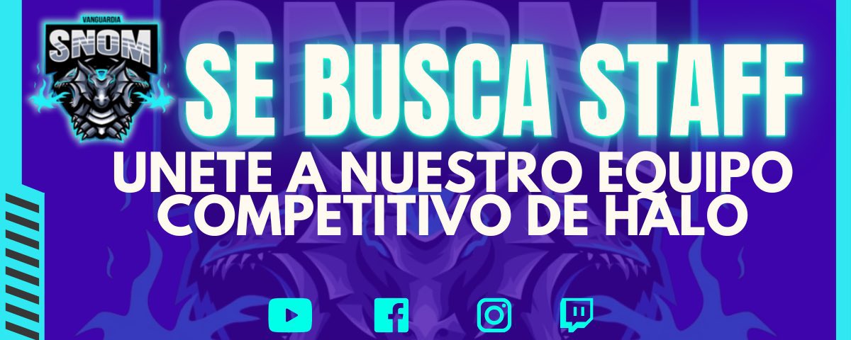 🚨 Se buscan un par de casters para unos #torneos de #HaloInfinite que tenemos pensado hacer en #Latam 🚨

Si estas interesado, mandanos DM

#Halo #esports #hcs
