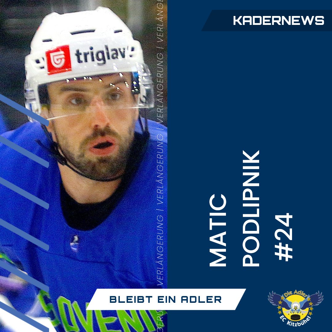 Matic bleib einer von uns! 💪✍️

Mehr dazu hier: shorturl.at/zTV02

#WirsinddieAdler #Kitzbühel #AlpsHockeyLeague