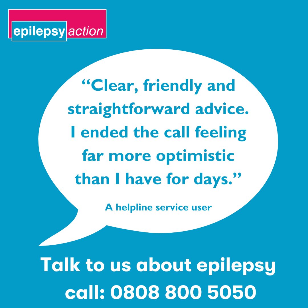 Looking to get answers to your epilepsy questions? Call our free helpline and receive confidential advice from our trained advisers. Our helpline is open to anyone affected by epilepsy. Call now on 0808 800 5050 or email your questions to us at helpline@epilepsy.org.uk