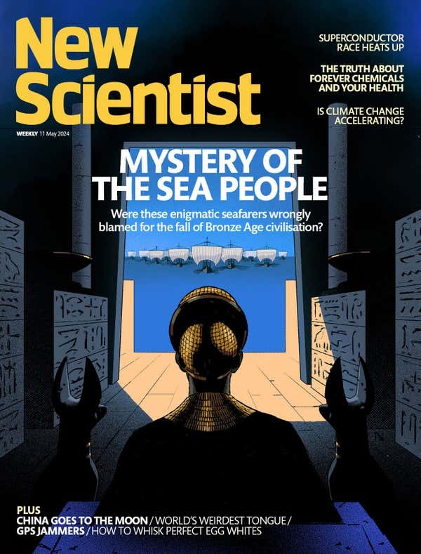 In this week's issue: who were the Sea Peoples blamed for the fall of Bronze Age civilisations?

Find a copy in shops or download our app for audio and digital editions.
newscientist.com/issue/3490/