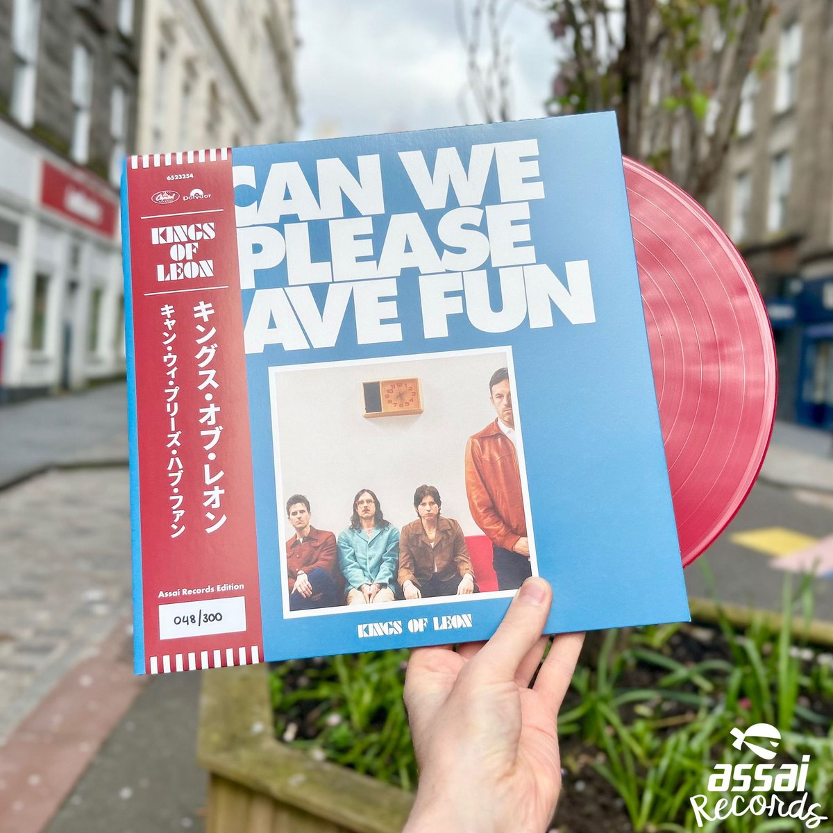* KINGS OF LEON OBI EDITION! * Very excited for this new release! @KingsOfLeon are back tomorrow with #CanWePleaseHaveFun The singles have been incredible! Our Obi Edition is limited to 300 copies, hand numbered and on red vinyl! Pre-Order: tinyurl.com/CanWeAssai #KOL