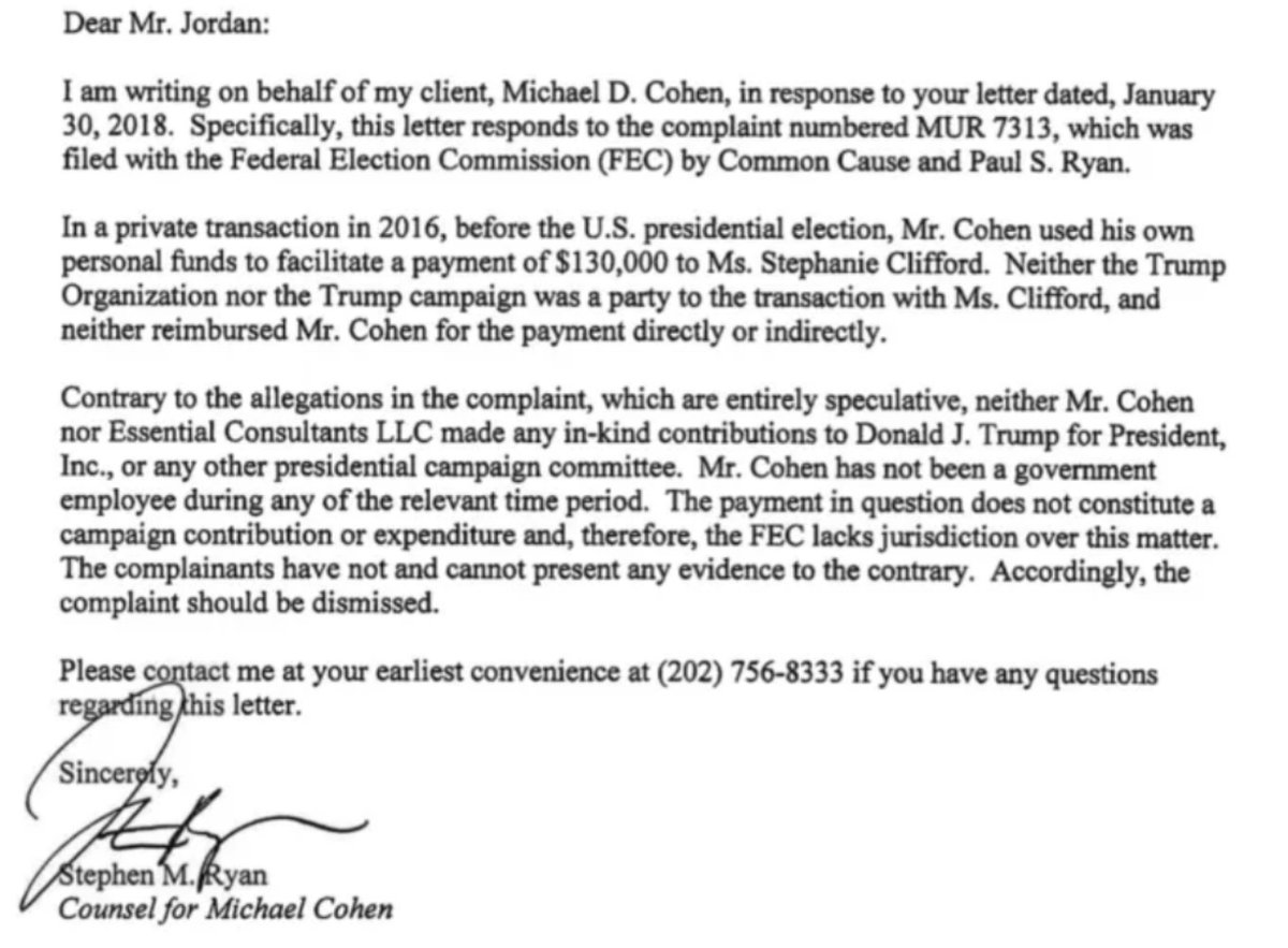 Donald Trump can't share this because of his gag order. But MAGA can...

Here is proof of Michael Cohen lying about his payment to Stormy Daniels

IT WOULD BE A SHAME IF WE MADE IT VIRAL ON 𝕏

Pass it on 👉