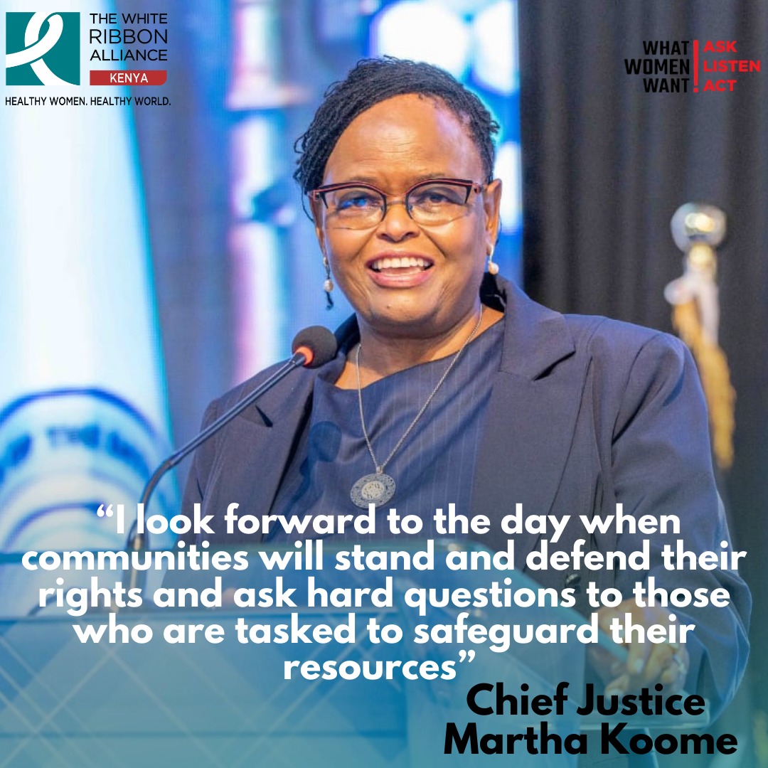 I look forward to the day when communities will stand and defend their rights and ask hard questions to those who are tasked to safeguard their resources ~ @CJMarthaKoome