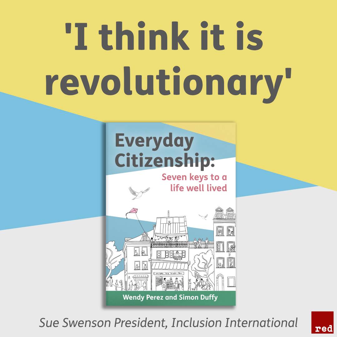 Red Press (@redpresspub) on Twitter photo ‘I think it is revolutionary’✨✊
President of <a href="/InclusionIntl/">Inclusion International</a> , Sue Swenson, shares her thoughts on #EverydayCitizenship
Order yours now 👉 bit.ly/492xAfC
<a href="/simonjduffy/">Simon J Duffy</a> <a href="/claretarling/">Clare Tarling</a> <a href="/esterortega07/">Ester Ortega</a> <a href="/citizen_network/">Citizen Network</a> ‘I think it is revolutionary’✨✊
President of <a href="/InclusionIntl/">Inclusion International</a> , Sue Swenson, shares her thoughts on #EverydayCitizenship
Order yours now 👉 bit.ly/492xAfC
<a href="/simonjduffy/">Simon J Duffy</a> <a href="/claretarling/">Clare Tarling</a> <a href="/esterortega07/">Ester Ortega</a> <a href="/citizen_network/">Citizen Network</a>