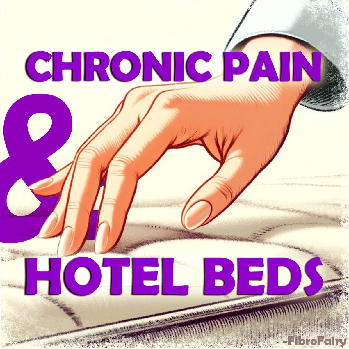 Why are #hotel beds so hard?
My theory:They last longer=It’s cheaper.
But these days—everything is customizable, so why can't we choose mattress softness?
I’d pay extra for a softer bed to ease my #Fibromyalgia #pain.
for #ChronicPain, this should be as standard as ramps are!🦽💪