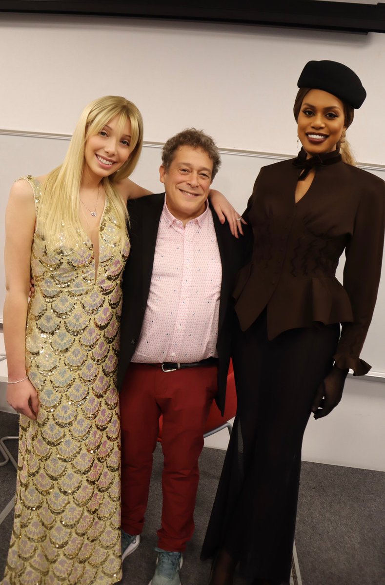 Actress Laverne Cox is honored by Stonewall National Museum in NYC on May 7th, 2024. Seen here with Stonewall director Robert Kesten and music producer Zoey Tess 👏🏼🌈 #lgbtqnews #lavernecox #stonewall #LGBTQIA #lgbtq+ #nycnews