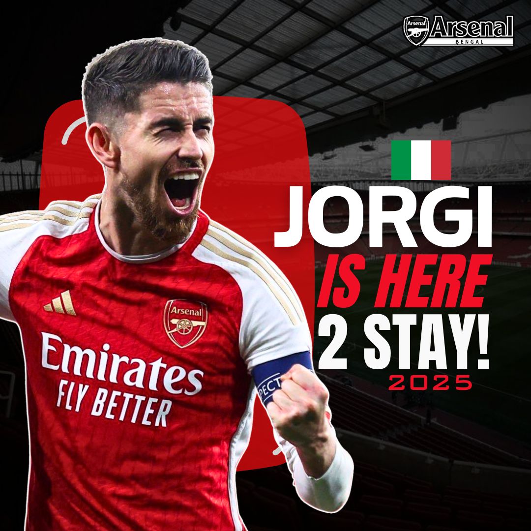 New contract for Jorginho!!

Absolutely deserving. He's the most experienced player in the squad, a natural leader and Mikel Arteta's one of the most trusted soldiers.

#jorginho #arsenal #heretostay #afc #gunners #yagunnersya