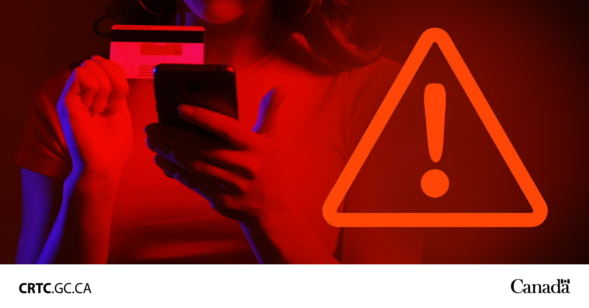 ⚠️ Scam Alert ⚠️
Please be aware that scammers are currently impersonating the CRTC. If you have not requested to be contacted by the CRTC, be careful.  
We will never ask you for personal or financial information. 
#ScamAlert 
ow.ly/i4zu50RAj78