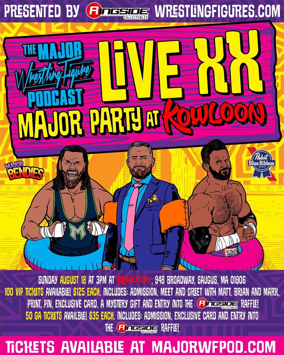 TICKETS ON SALE TODAY! 12pm EDT. ULTIMATE members of MajorMarks.com get a 24 hour head start to purchase tickets to our 20th Live Show! Our last event SOLD OUT before they went on sale to the public so don’t miss this experience happening @KowloonSaugus on August 18th!