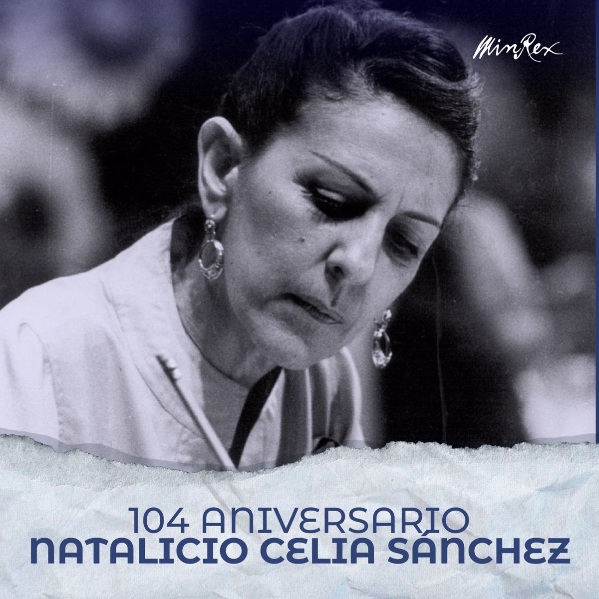 Recordamos hoy a Celia Sánchez Manduley, mujer imprescindible en la historia de #Cuba 🇨🇺, figura emblemática de la Revolución Cubana. Su legado perdura en el corazón de la nación y en la memoria colectiva de nuestro pueblo.
