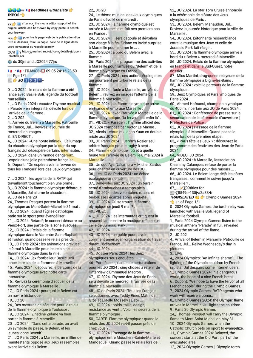 👇👀📰
👉 #Paris2024 #JO2024 #France #Renew
🎲  #Amarillo #Grenoble #StPetersburg #Portland #Bradford #Saragosse #Carlisle #Strasbourg #Øresund #Walsall #Richmond #Madrid #Watford #Chester #Denver #Lublin #Aylesbury #Rotherham #Norfolk #SaintSébastien #Oxnard #Uppsala