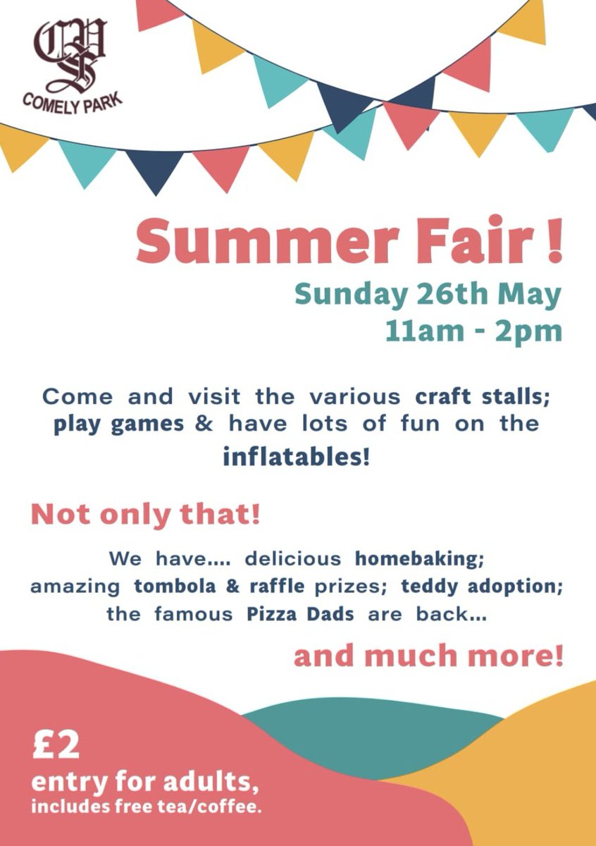 🌞 Summer Fair 🌞

@ComelyParkPS <a href="/Comely_Nursery/">Comely Park ELC</a>