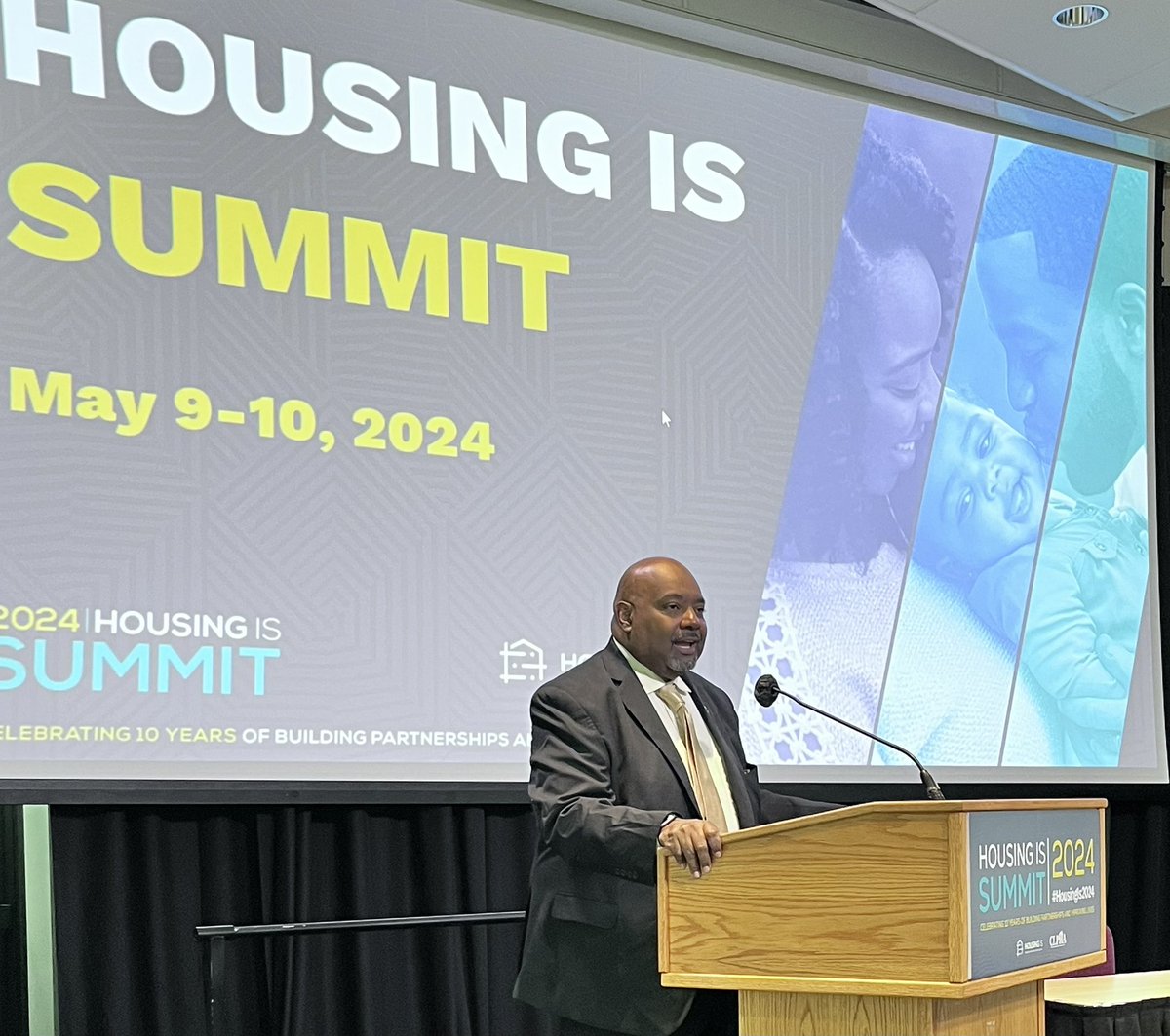 housing_is's tweet photo. .@CLPHA Board President Jeff Patterson kicks off the 10th Housing Is Summit in Washington, DC. #HousingIs2024 https://t.co/DeflMVK9C6