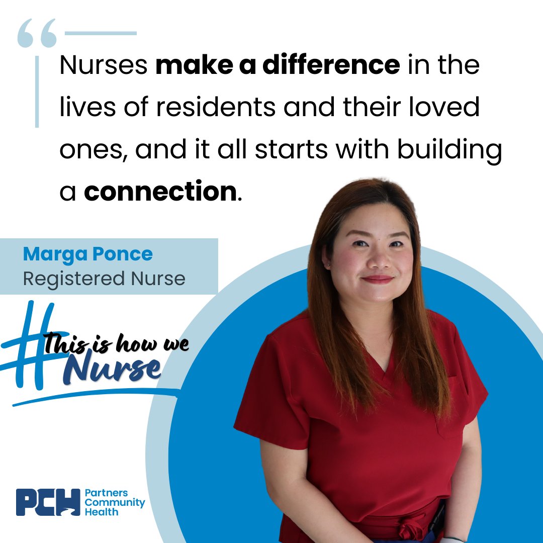 We’re celebrating #NationalNursingWeek by introducing you to different nurses across #TeamPCH! 💙

Say hello to Marga Ponce, a registered nurse who has supported residents, families & colleagues on every floor & never says no to lending a helping hand. At PCH, #ThisIsHowWeNurse.