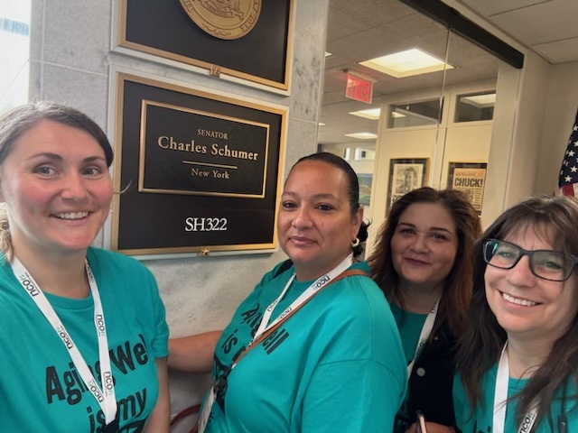 liveonny's tweet photo. LiveOn NY, @nshopporg and other NY orgs visited with @SenSchumer's staff to talk about the needs of older adults at @ncoa's conference. #ageaction https://t.co/4lwNbmpXyJ