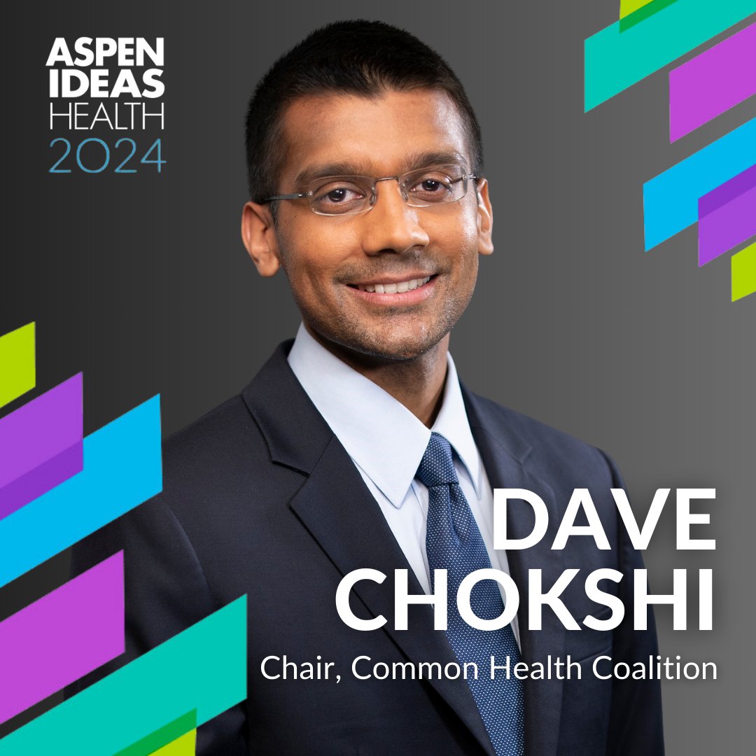 Looking forward to being back in Aspen this summer at @aspenideas, representing the Common Health Coalition! aspenideas.org/speakers/dave-…